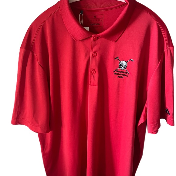 NWT Adidas Polo Golf Shankers Invitational Tournament  classic Sports - Picture 1 of 6